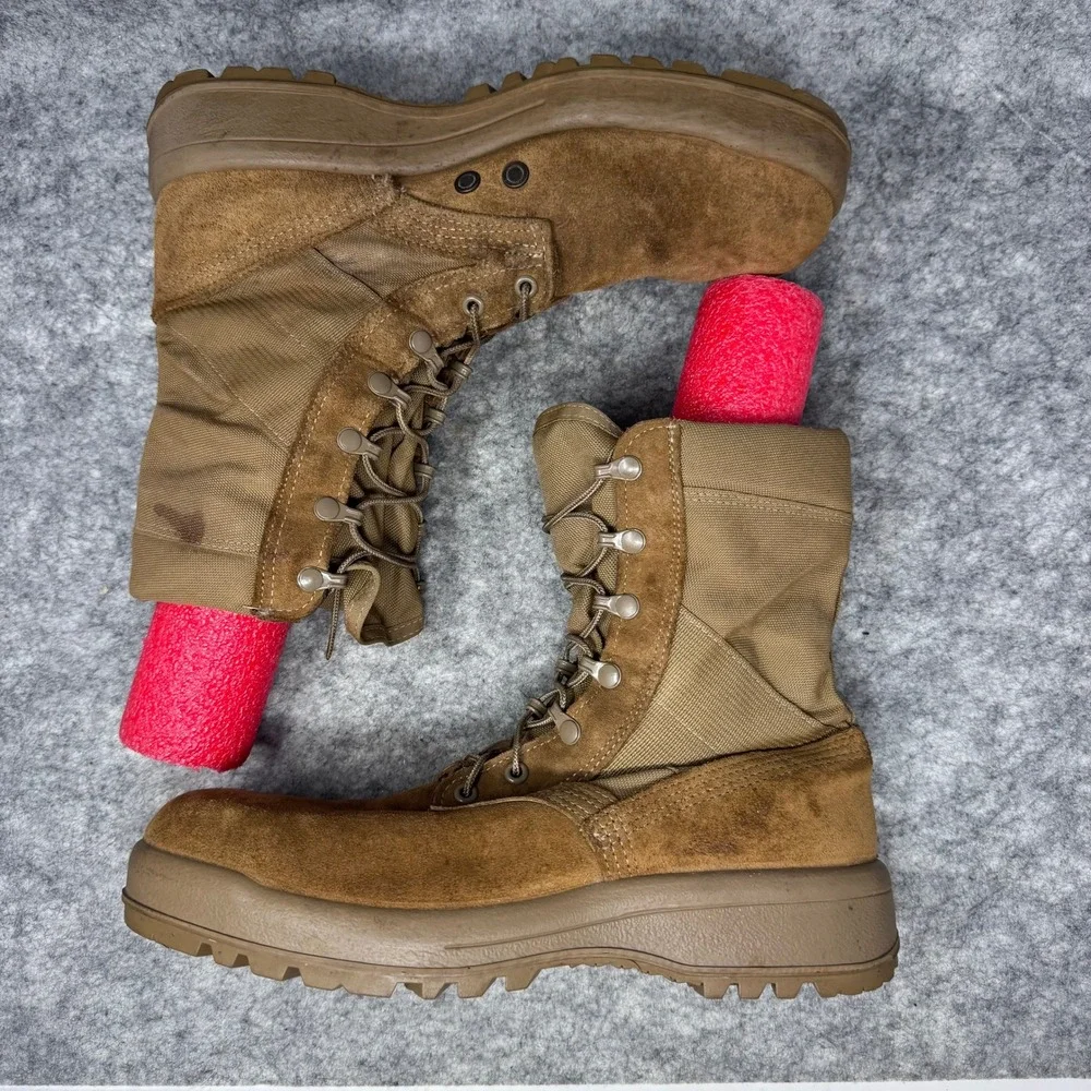 Belleville AHWC Hot Weather Coyote Military Combat Boots 18-D-1001 Mens Sz 10 R
